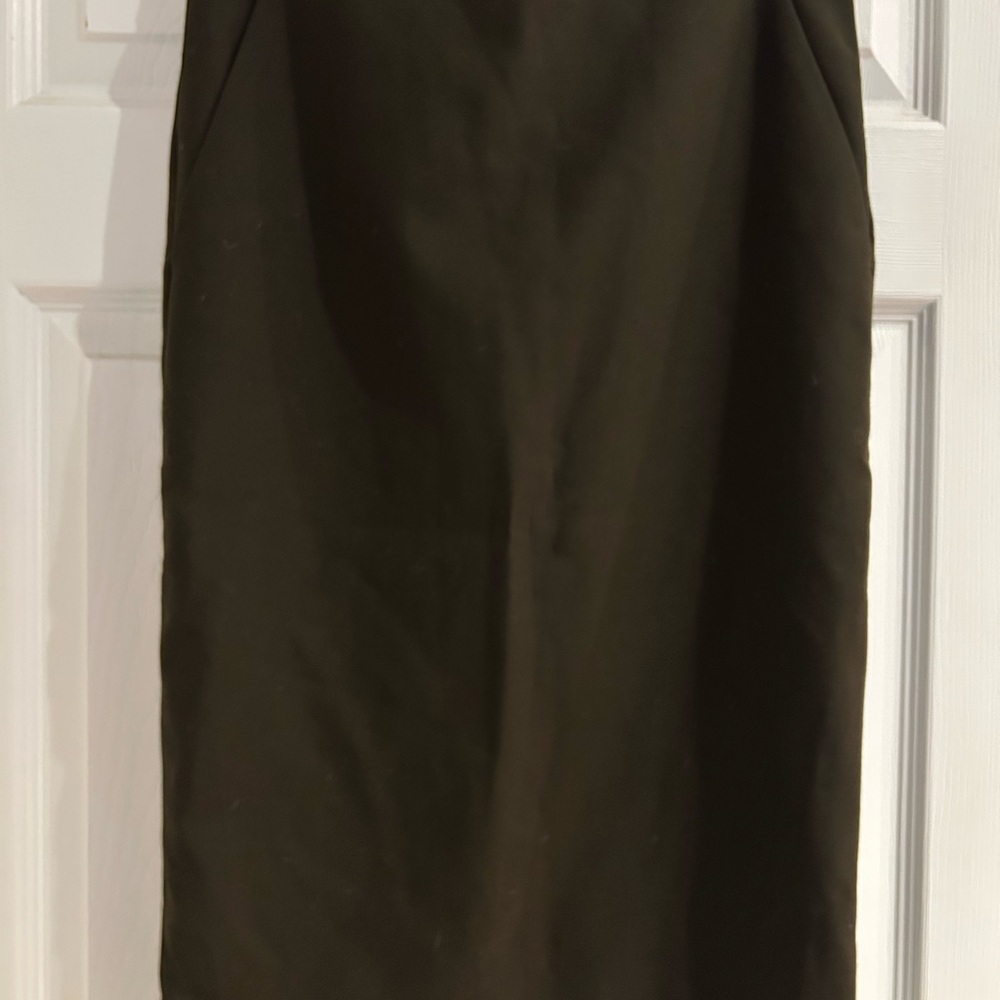 Elegant dark green pencil  Skirt